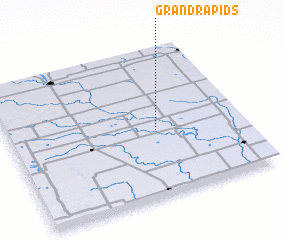3d view of Grand Rapids