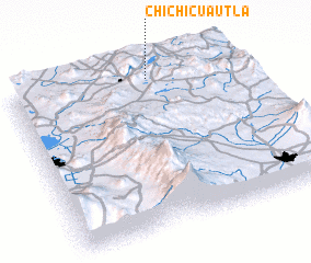 3d view of Chichicuautla