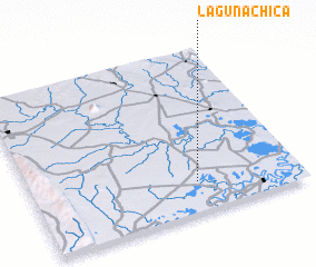 3d view of Laguna Chica