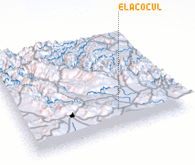 3d view of El Acocul