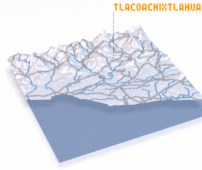 3d view of Tlacoachixtlahuaca