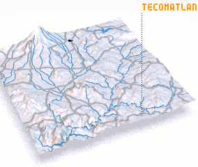 3d view of Tecomatlán