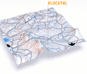 3d view of El Ocotal