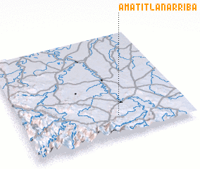 3d view of Amatitlán Arriba