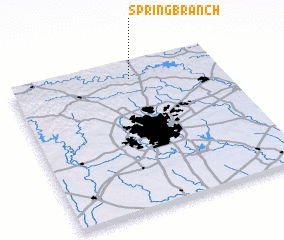3d view of Spring Branch