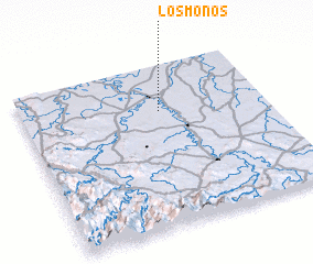 3d view of Los Monos