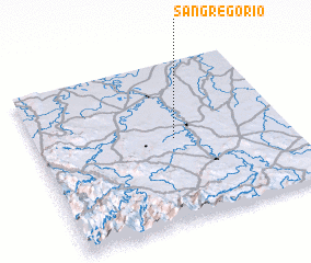 3d view of San Gregorio