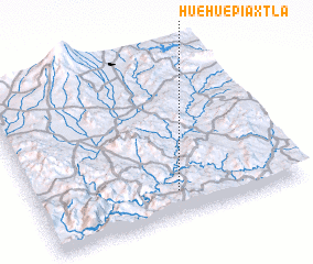 3d view of Huehuepiaxtla