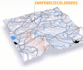 3d view of San Francisco Londres