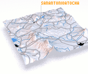 3d view of San Antonio Atocha