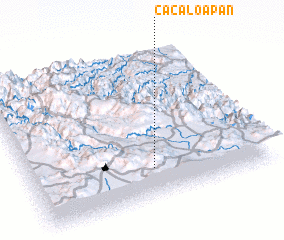 3d view of Cacaloapan