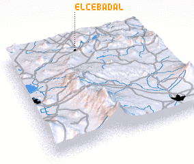 3d view of El Cebadal