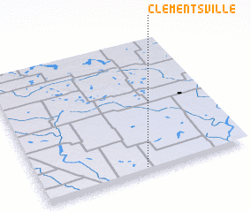 3d view of Clementsville