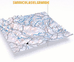 3d view of San Nicolás el Grande