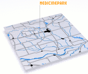 3d view of Medicine Park