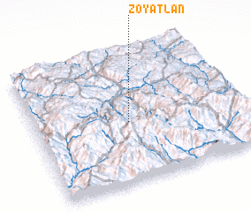 3d view of Zoyatlán