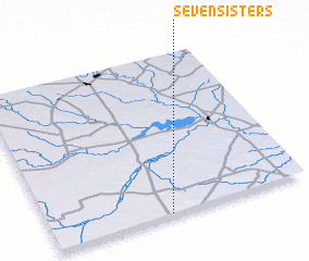 3d view of Seven Sisters