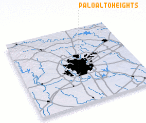 3d view of Palo Alto Heights