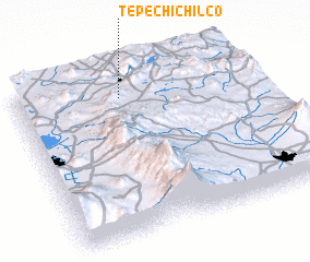 3d view of Tepechichilco