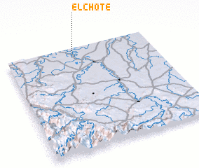 3d view of El Chote