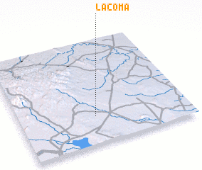 3d view of La Coma