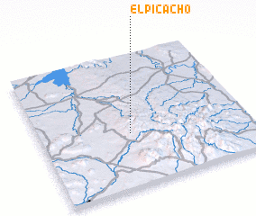 3d view of El Picacho