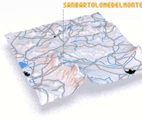 3d view of San Bartolomé del Monte