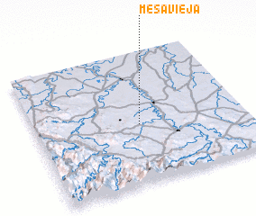 3d view of Mesa Vieja