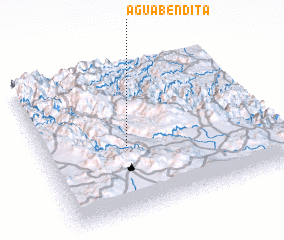 3d view of Agua Bendita