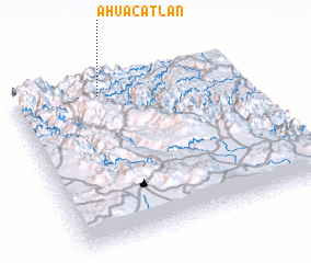 3d view of Ahuacatlán