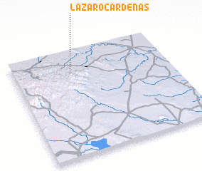 3d view of Lázaro Cárdenas