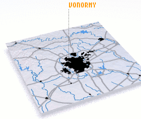 3d view of Von Ormy