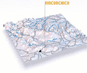 3d view of Rincón Chico