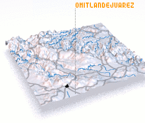 3d view of Omitlán de Juárez