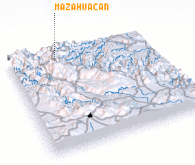 3d view of Mazahuacán