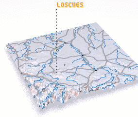 3d view of Los Cues