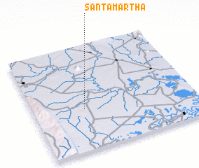 3d view of Santa Martha