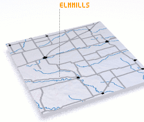 3d view of Elm Mills