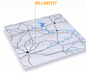 3d view of Willow City