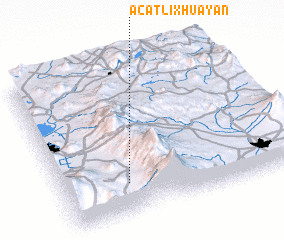 3d view of Acatlixhuayan