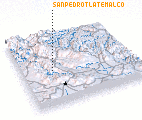 3d view of San Pedro Tlatemalco