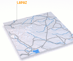 3d view of La Paz