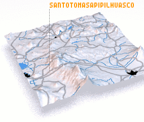 3d view of Santo Tomás Apipilhuasco