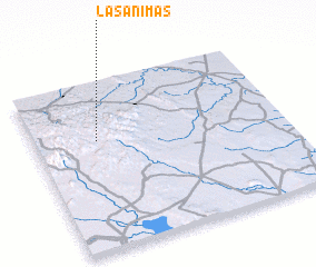 3d view of Las Ánimas