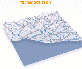 3d view of Cuanacastitlán