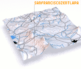 3d view of San Francisco Zentlapa