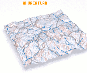 3d view of Ahuacatlán