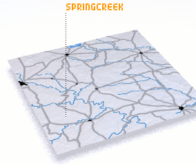 3d view of Spring Creek
