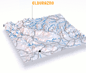 3d view of El Durazno