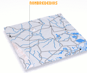 3d view of Nombre de Dios